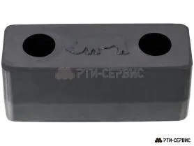 Отбойник (буфер) резиновый 150х62х58 мм - фото 4