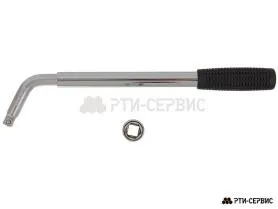 Ключ баллонный торцевой 17, 19 мм, L-образный, телескопический (З60х510 мм)  - фото 2