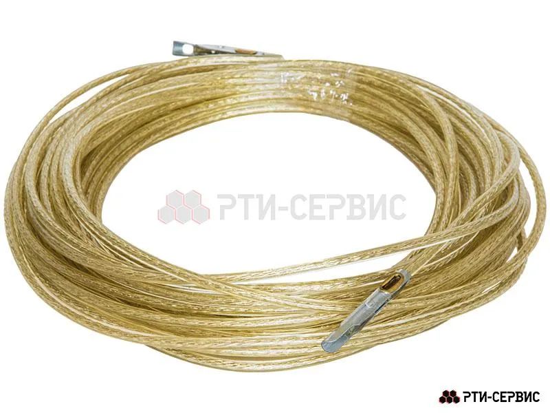 Трос TIR стальной пломбировочный в оплётке ПВХ с наконечниками, 32 м