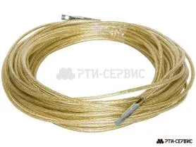 Трос TIR стальной пломбировочный в оплётке ПВХ с наконечниками, 46 м