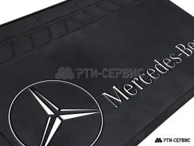 Брызговик 580х360 мм Mercedes Benz (лого)