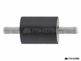 Резинометаллический буфер (аналог K0566.03004055 KIPP) D-30, H-40 с 2х сторонней наружной резьбой M8 Резинометаллический буфер (аналог K0566.03004055 KIPP) D-30, H-40 с 2х сторонней наружной резьбой M8