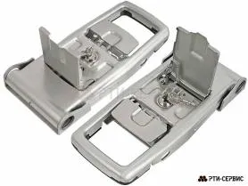Запор штанговый Ø27 Zn ручка Push 3 с ключом - фото 2